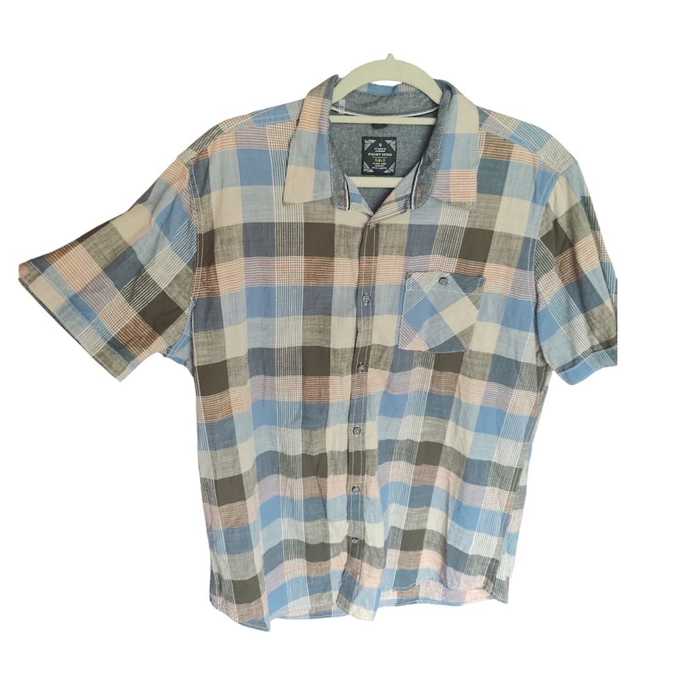 Men's Multicolor Plaid Shirt‎ Point Zero
